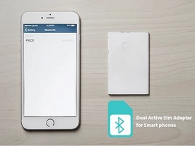 iPhoneをデュアルSIM化するBluetoothデバイス「PIECE」--iPod touchにも対応