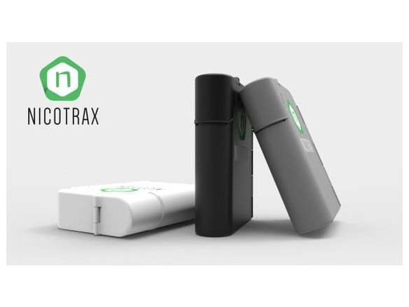 禁煙を成功させるシガレットケース「Nicotrax」--喫煙パターンを自動記録