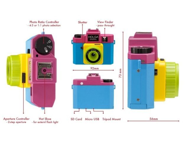 人気トイカメラ「Holga」のデジカメ版、フィルムの味をデジタルで再現