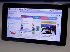 「Raspberry Pi」向け公式7インチタッチスクリーンが発売