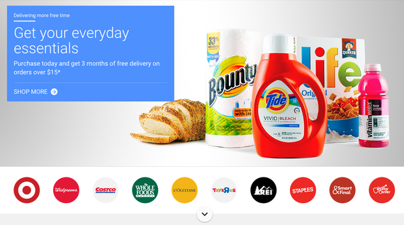 Googleは生鮮食料品の配送でAmazonと競合する予定だ。