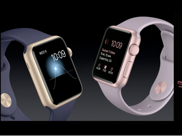 Apple、「Apple Watch SPORT」に新色ゴールドとローズゴールド--エルメスとのコラボモデルも