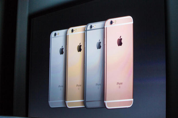 　新型iPhoneはシルバー、ゴールド、スペースグレイ、ローズゴールドから選べる。