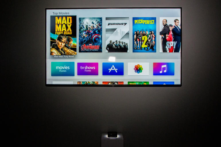 Apple TVは、Appleのアプリストアにより、アプリを提供する。