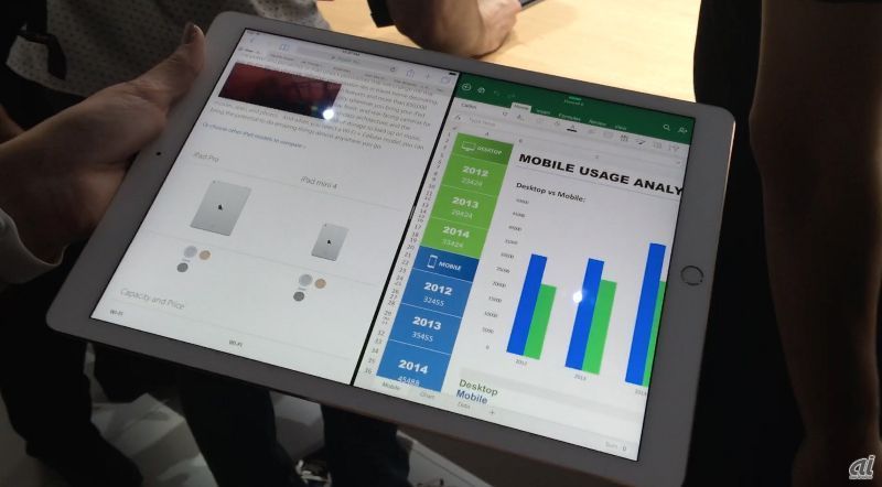2つのiPadを同時に動かしながら連携が取れる快適さは、これまでに体験したことがなく、iPad Proのビジネスやクリエイティブの現場でのポテンシャルの高さを感じさせてくれる