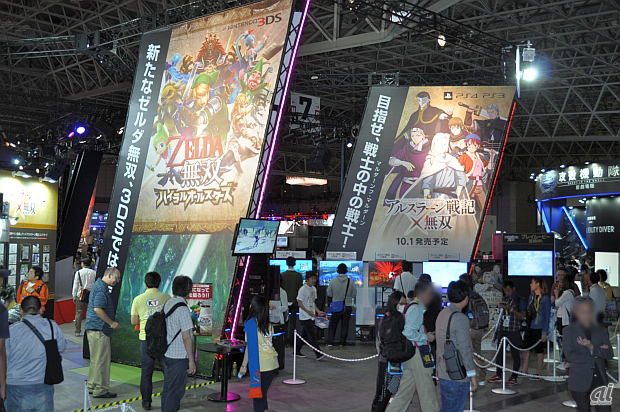　「アルスラーン戦記×無双」や「ゼルダ無双 ハイラルオールスターズ」といった新作は試遊出展している。