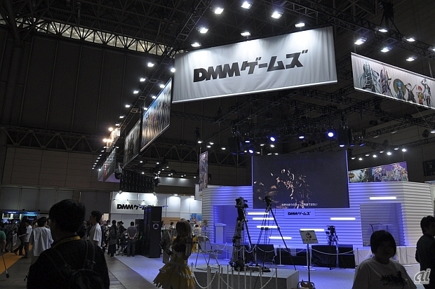 DMM.comはDMMゲームズとPOWERCHORD STUDIOの2つでブースを展開。