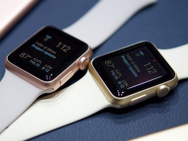 「Apple Watch Sport」の新色、ゴールドとローズゴールドを