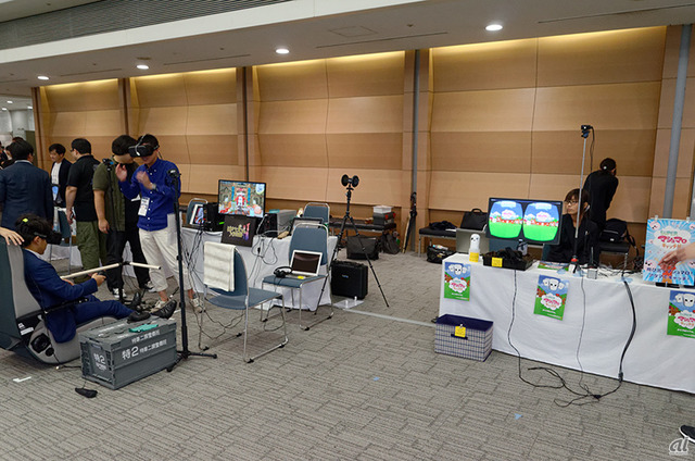 　ウェアラブル・テクノロジをテーマにしたカンファレンス「Wearable Tech Expo in TOKYO 2015」では、IoTデバイスの展示コーナーもあった。最も多かったのはVR関連の展示だ。