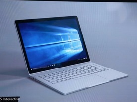 MS、同社初のノートPC「Surface Book」を発表--13.5インチ画面搭載の2in1