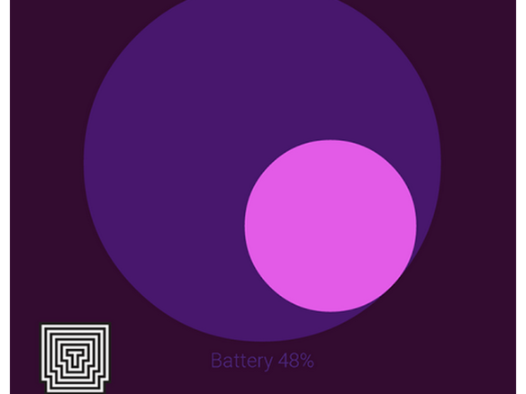 グーグル Android用壁紙 Meter をリリース バッテリ残量などを表示