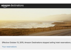 アマゾン、宿泊予約サービス「Destinations」を終了--開始から半年で