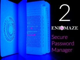  強力なパスワードを作って安全に守る手帳「Enigmaze」--専用UVペンでスパイ気分