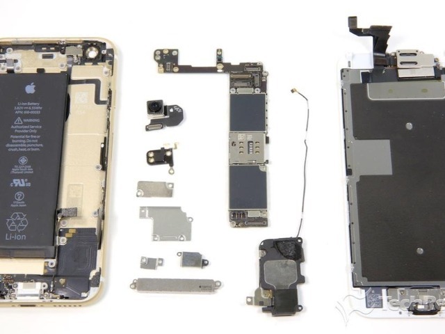 分解、「iPhone 6s」--「3D Touch」技術を採用したアップル旗艦 