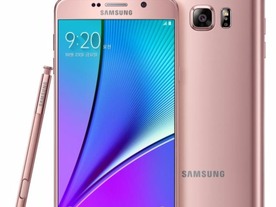 サムスン、「Galaxy Note 5」にピンク系の新色--「iPhone 6s」に対抗か