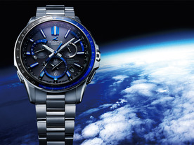 機能とデザインを両立--カシオ、GPSハイブリッド電波ソーラー時計「OCW-G1100」発売