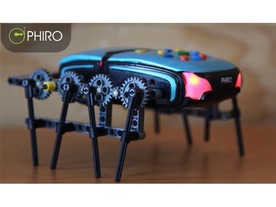 LEGOブロック互換のプログラミング教育ロボ「Phiro」--対象年齢は4歳から