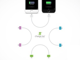 iPhoneからiPhoneを充電するケーブル「ChargeMeOn」--バッテリをシェア