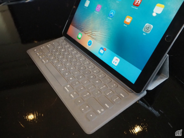 使用した「iPad Pro」Wi-Fi + Cellularモデル
