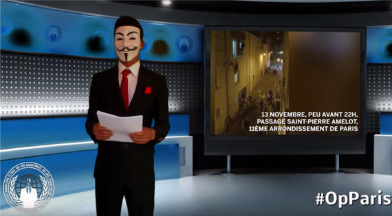 Anonymousのビデオの画面ショット
