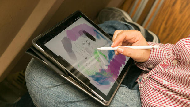 　iPad Proは、プロのアーティスト、思いのまま描きたい人、そして子供などにとって完璧なカンバスだ。