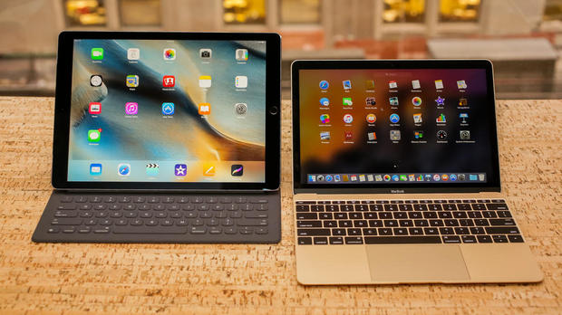 　スクリーンスペースはiPad Proの方が2015年モデルMacBookよりも広い。