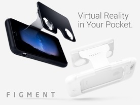 VR眼鏡を組み込んだiPhoneケース「Figment VR」--どこでもVRや3D映像を