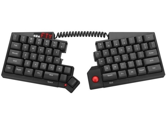 左右に分離する究極のキーボード「Ultimate Hacking Keyboard」--オプションも豊富