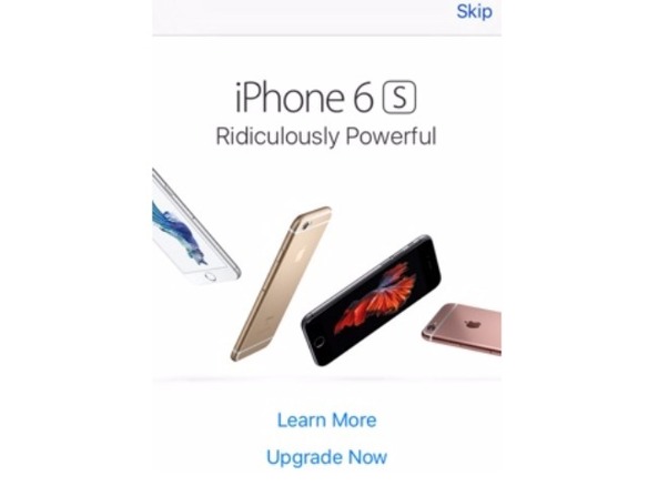 アップル 旧iphone利用者に Iphone 6s 乗り換え勧める広告 App Store アプリで Cnet Japan