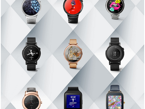 「Android Wear」、文字盤デザインを拡充--ASICSやHARAJUKU KAWAii!!など9ブランド
