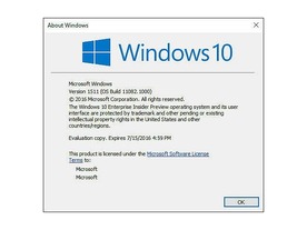 「Windows 10」、プレビュー版「Build 11082」がリリース
