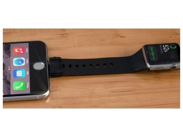 iPhoneからApple Watchを充電するバンド「CharSpace」--通信ケーブルや外付けメモリとしても