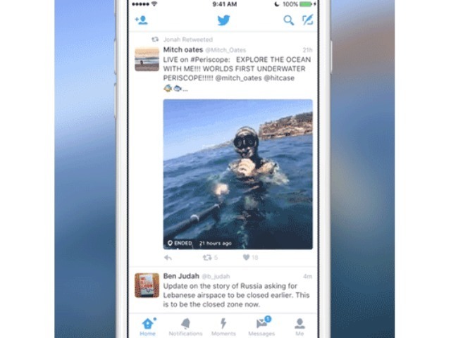 Twitter Periscope 動画をタイムライン上で視聴可能に Cnet Japan