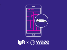 カーナビアプリのWaze、配車サービスLyftと提携へ