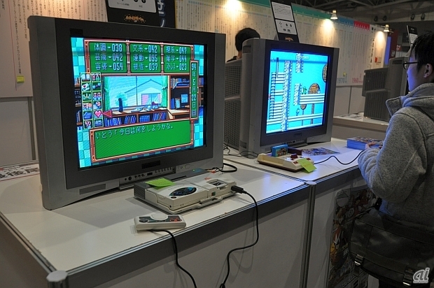 　ファミコン時代の名作「ロックマン」、恋愛シミュレーションのヒット作となったPCエンジンの初代「ときめきメモリアル」を試遊可能。