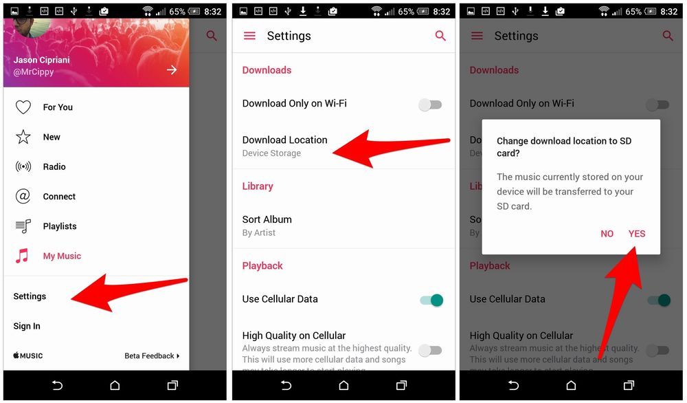 Android版 Apple Music 楽曲をsdカードへ保存可能に Cnet Japan