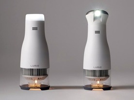  ロウソクで光るLEDランプ「Lumir C」--柔らかな炎と安定した光の美しい組み合わせ