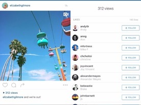 Instagram、動画の視聴回数を表示へ
