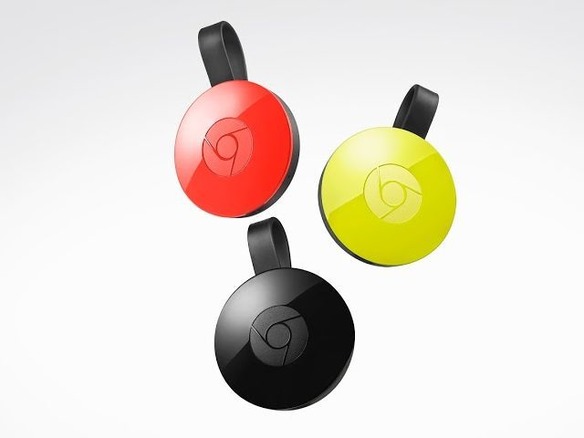 グーグル、円形の新型「Chromecast」を発売--音楽向けデバイスも