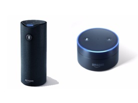アマゾン、「Alexa」対応2製品を発表--ポータブル版「Amazon Tap」とスマートホーム用「Echo Dot」