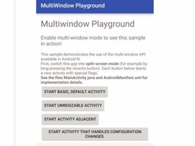 「Android N」プレビュー版--公開されたコードサンプルを画像で見る
