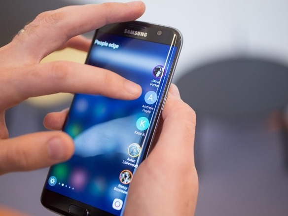 「Galaxy S7 edge」レビュー--「S7」の魅力に曲面画面を加えた大型モデル