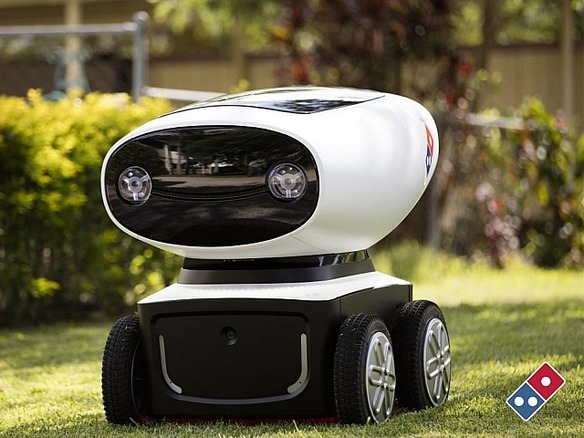 ドミノ・ピザ、世界初の商業用自動運転宅配ロボット「DRU」を発表--豪で試運転を実施