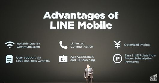 LINE モバイルの特徴