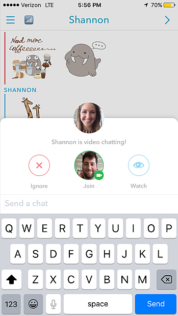 Snapchatがチャット機能を拡充