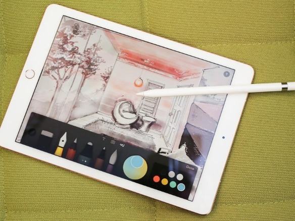 9.7インチの新型「iPad Pro」--写真で見るデザインと特徴