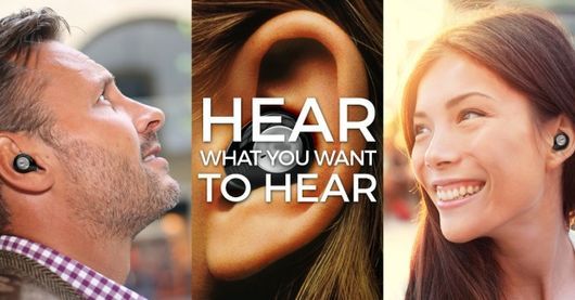 高度なノイズキャンセリング機能を備える耳栓型Bluetoothイヤホン（出典：Indiegogo）