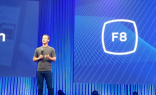 F8カンファレンスで講演するMark Zuckerberg氏