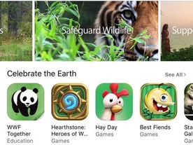 アップル、一部アプリの収益をWWFに寄付--「Apps for Earth」の取り組みを米国で開始