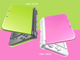 任天堂、New3DS LLの新色「ライム×ブラック」と「ピンク×ホワイト」を6月9日に発売